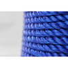 General Work Products 3-Strand Twisted Polypropylene Rope Monofilament, Blue 3/8 PPMBL3/8